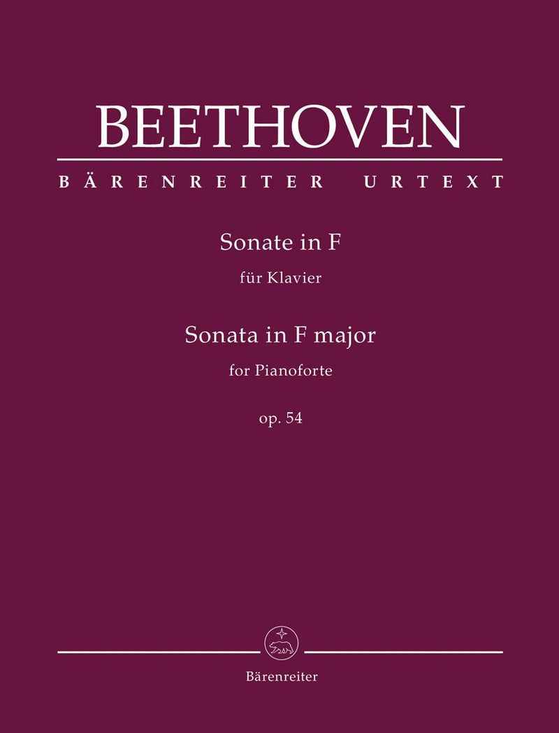 Beethoven: Piano Sonata in F Major Op 54
