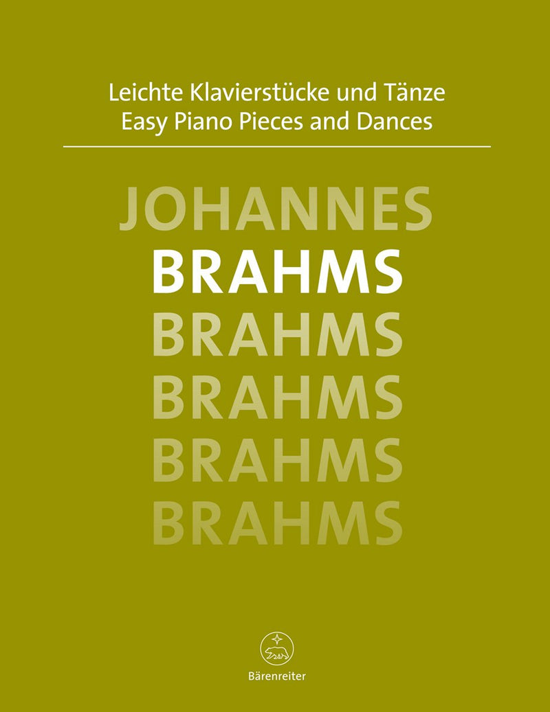 Brahms: Easy Piano Pieces & Dances for Solo Piano