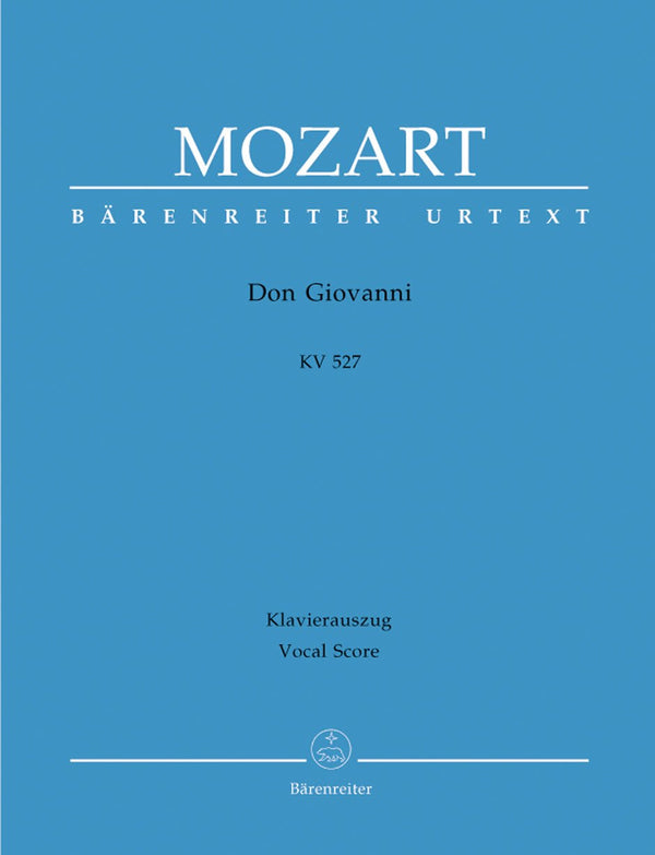 Mozart: Don Giovanni K527 - Vocal Score
