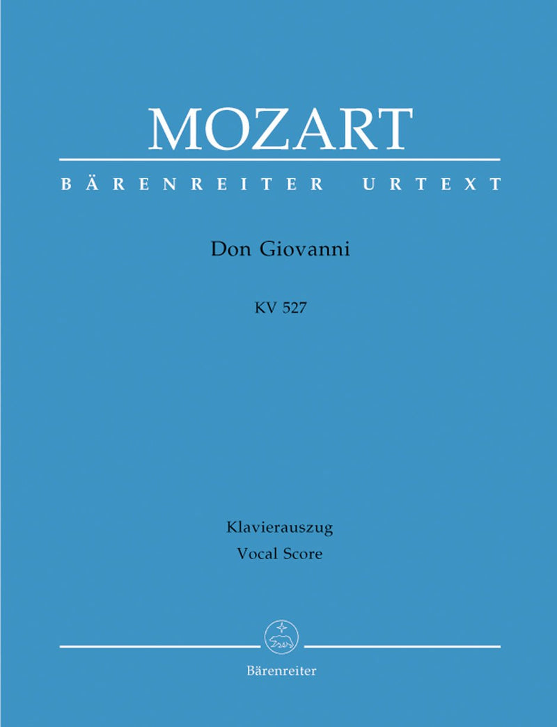 Mozart: Don Giovanni K527 - Vocal Score