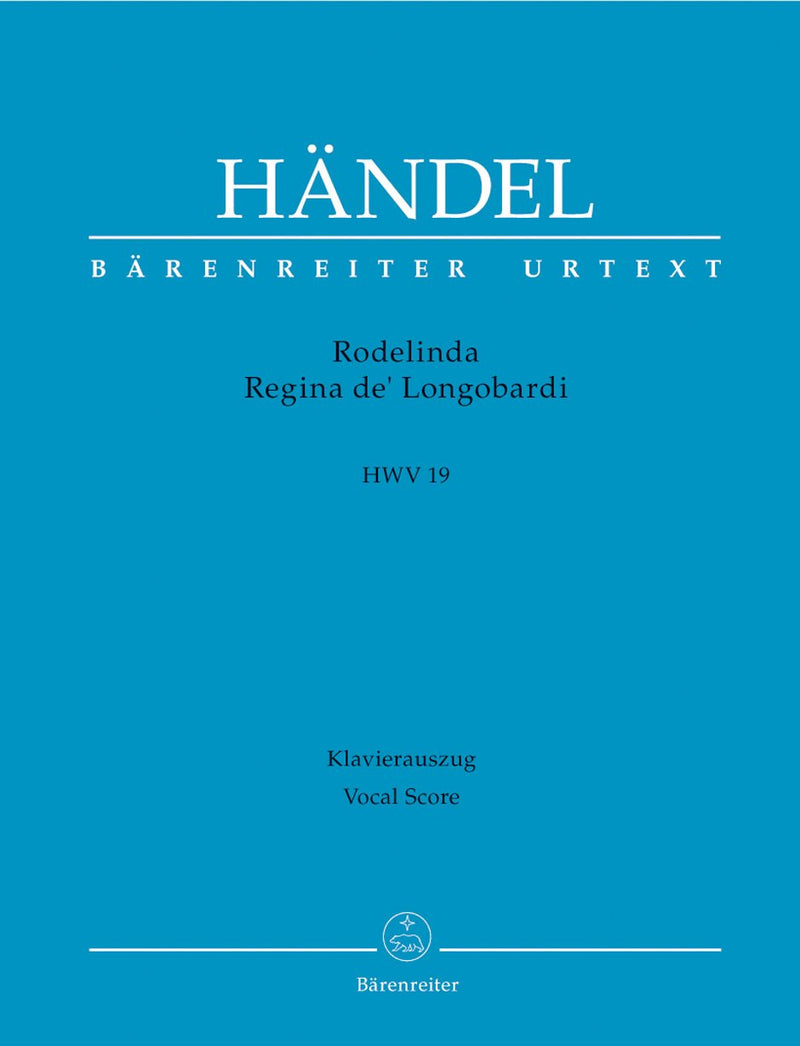 Handel: Rodelinda Regina De Longobardi - Vocal Score