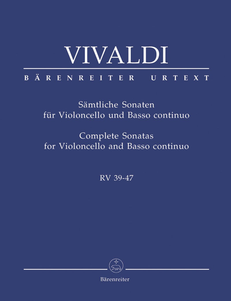 Vivaldi: Complete Sonatas for Cello & Continuo