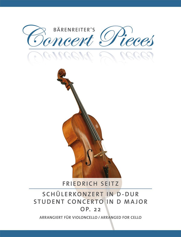 Seitz: Concerto in D Major Op 22 for Cello & Piano