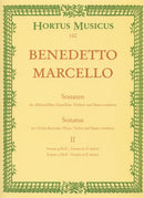 Marcello: Six Sonatas: Op 2 - Vol 2 for Treble Recorder & Basso Continuo