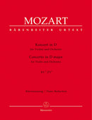 Mozart: Violin Concerto in D Major K271A for Violin & Piano