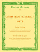 Witt: Suite in F for Recorder Ensemble - Score & Parts