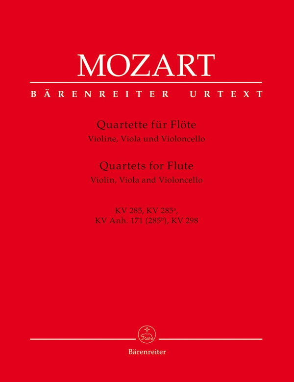 Mozart: Quartets for Flute, Violin, Viola & Violoncello (K285, K285A)