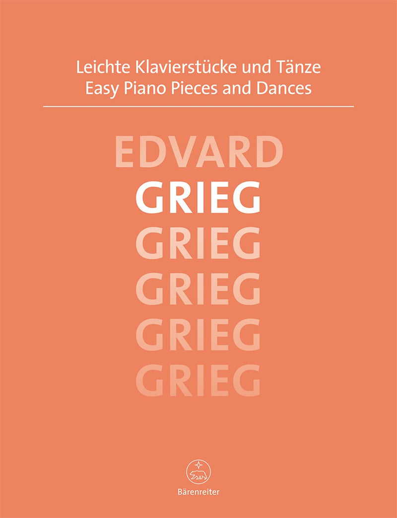 Grieg : Easy Piano Pieces & Dances for Solo Piano