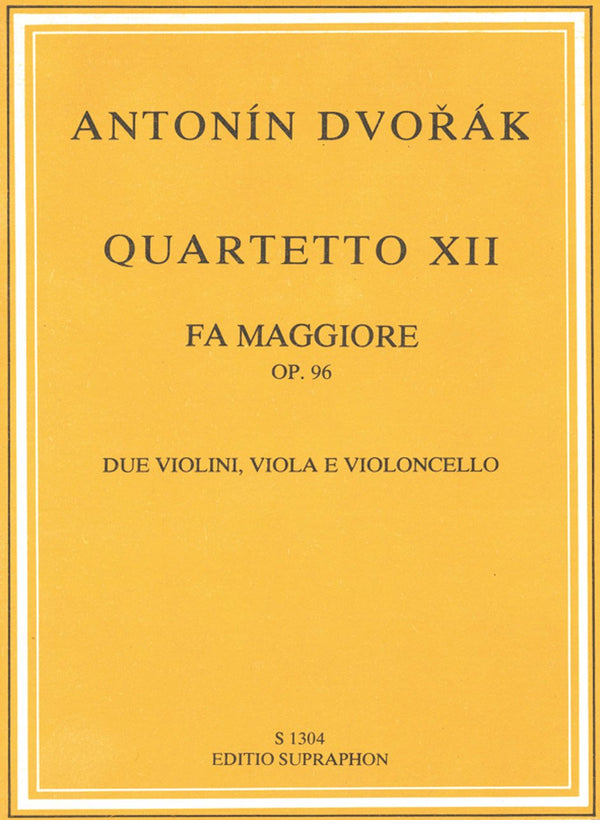 Dvořák: String Quartet in F Op 96 - Study Score