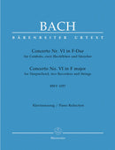 Bach: Concerto No 6 in F (BWV1057) 2 Piano Reduction