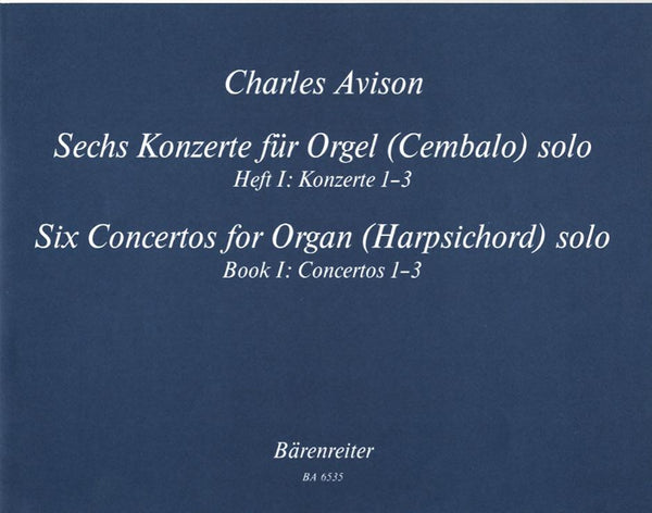 Avison: Concertos No 1-3