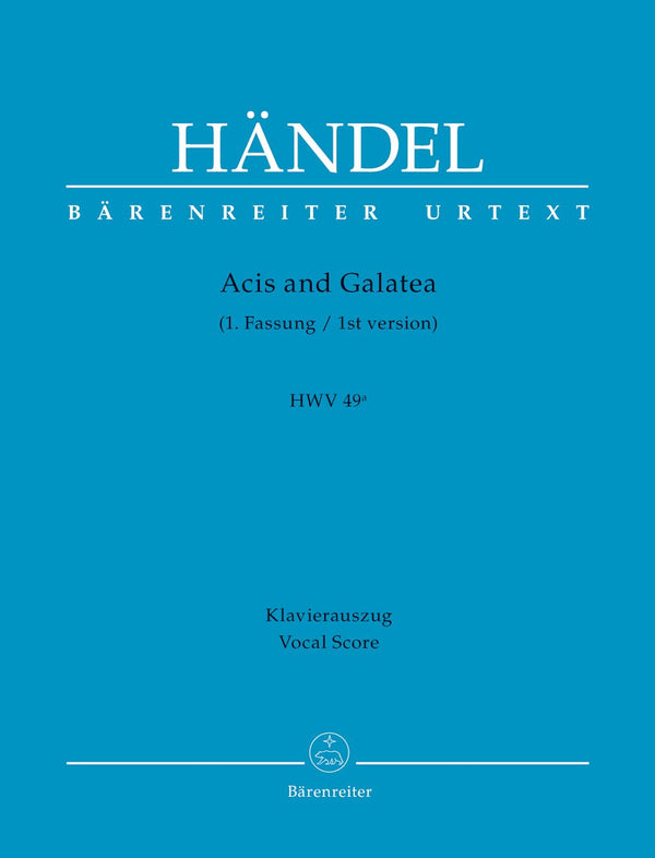 Handel: Acis & Galatea HWV49 - Vocal Score