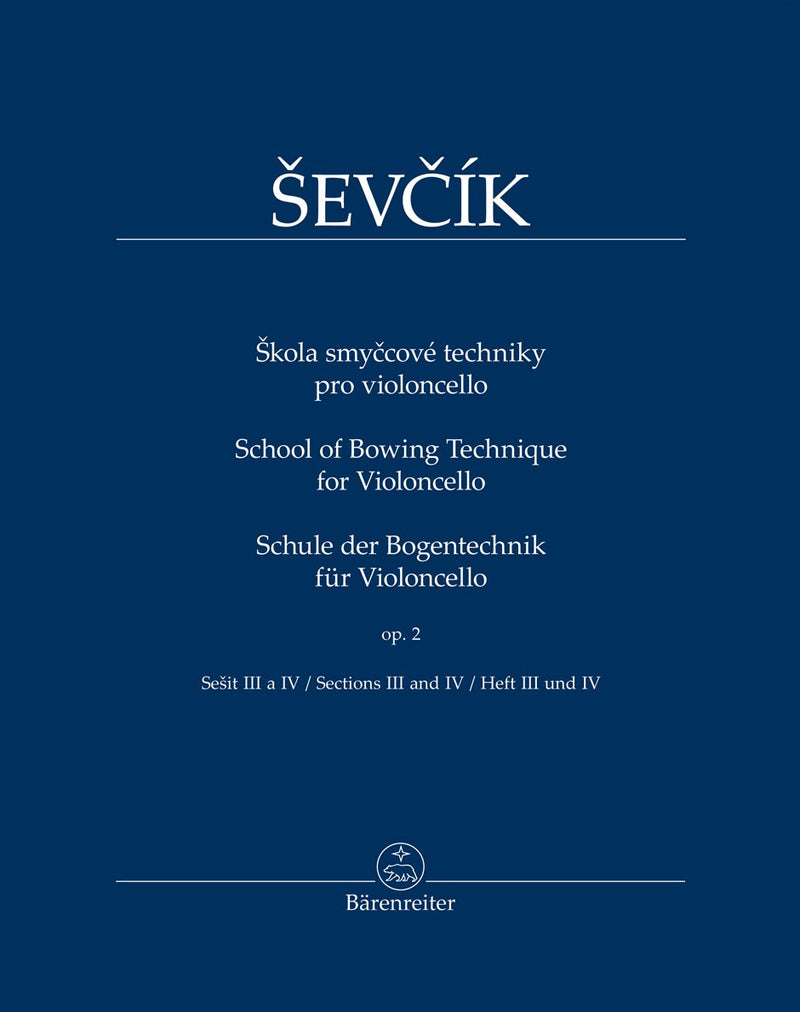 Ševčík: School of Bowing Technique for Cello Op 2, Book 2