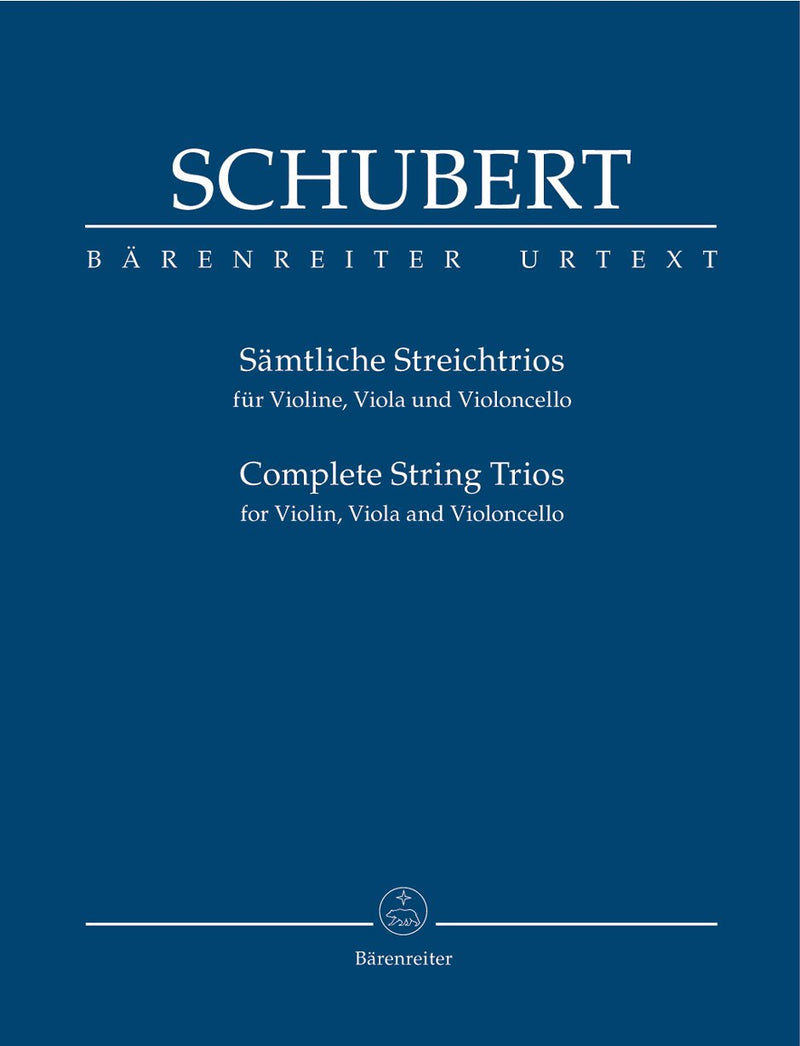 Schubert: Complete String Trios - Study Score