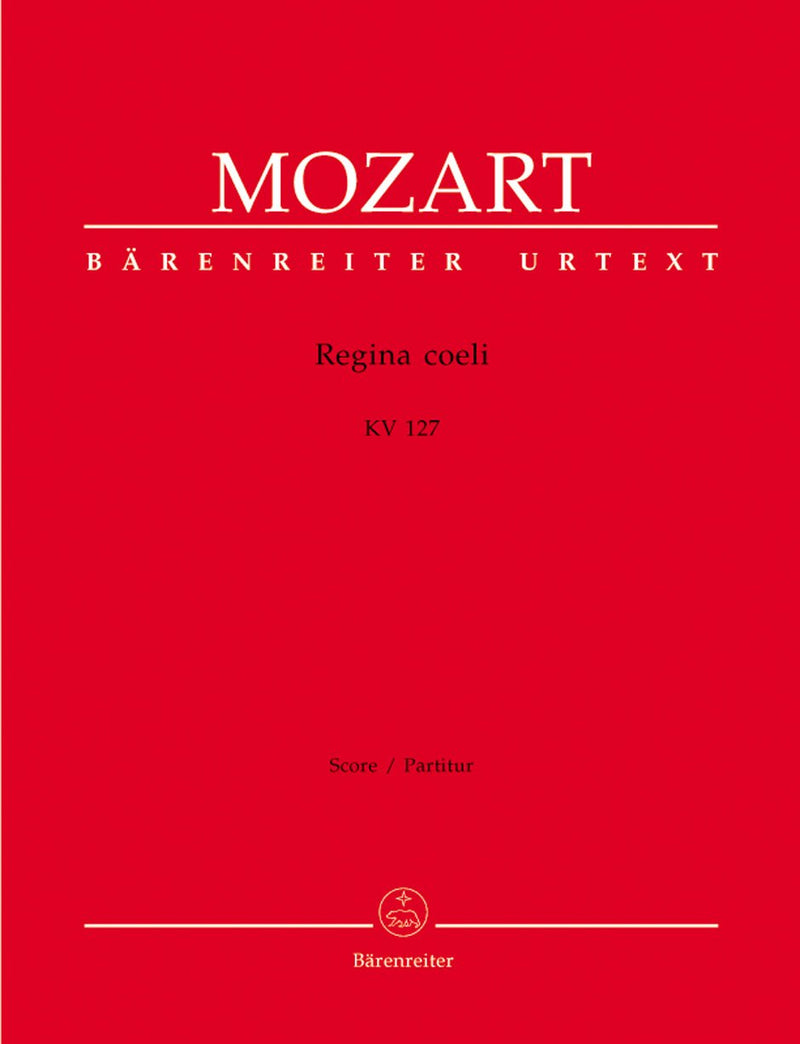 Mozart: Regina Coeli in B Flat K127 - Full Score