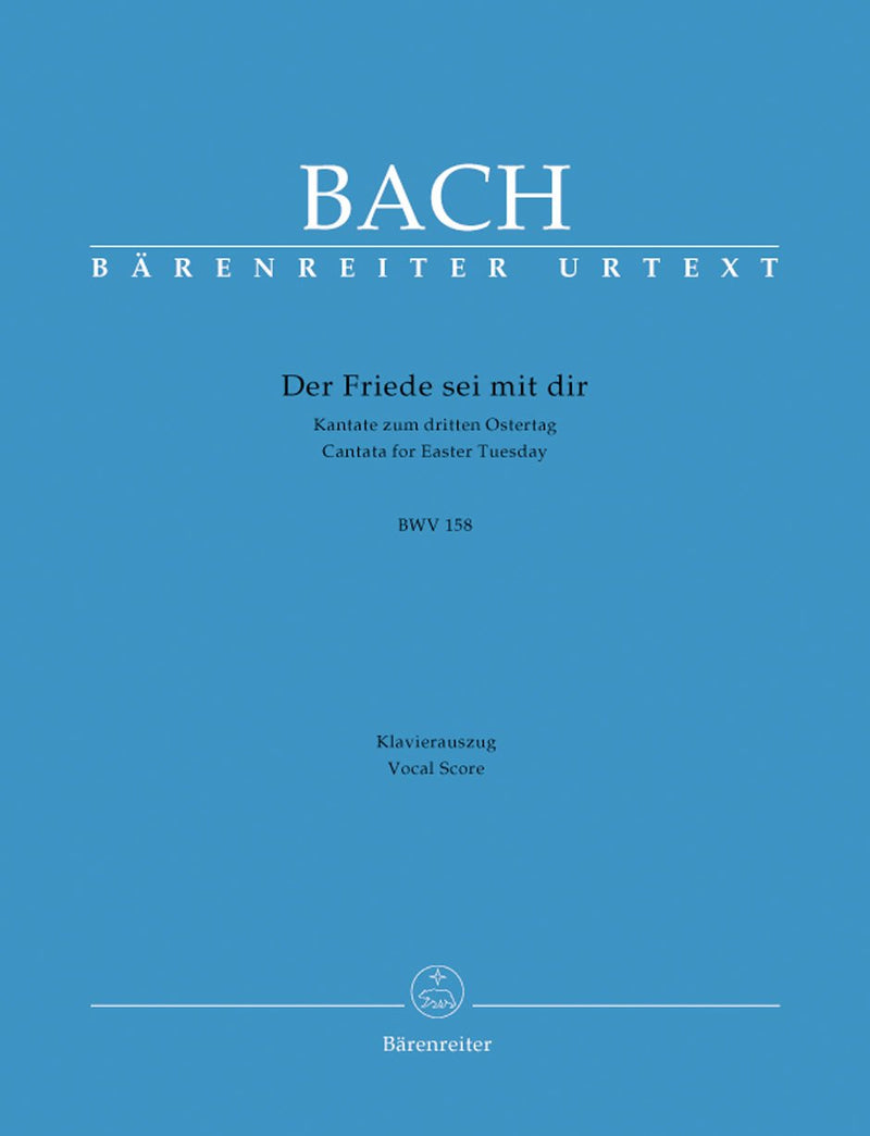 Bach: Cantata 158 - Vocal Score