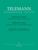 Telemann: Twelve Methodical Sonatas Volume 5 for Flute & Piano