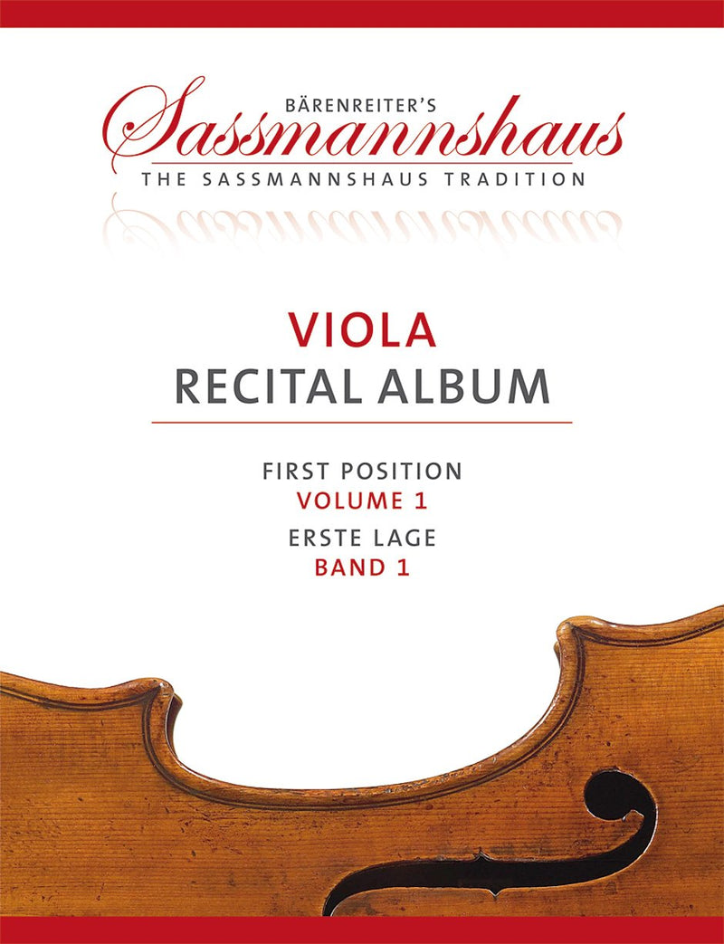 Sassmannshaus : Viola Recital Album Volume 1