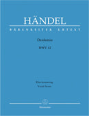 Handel: Deidamia Opera in 3 Acts - Vocal Score