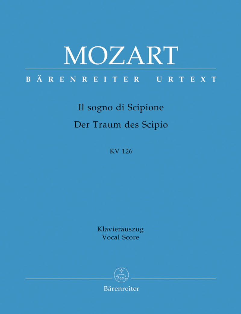 Mozart: Il Sogno Di Scoreipione K126 - Vocal Score