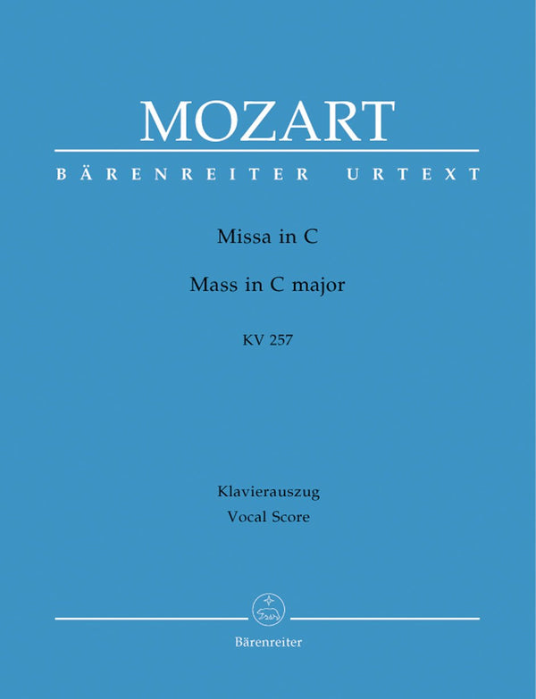 Mozart: Mass C K257 Credo Mass - Vocal Score