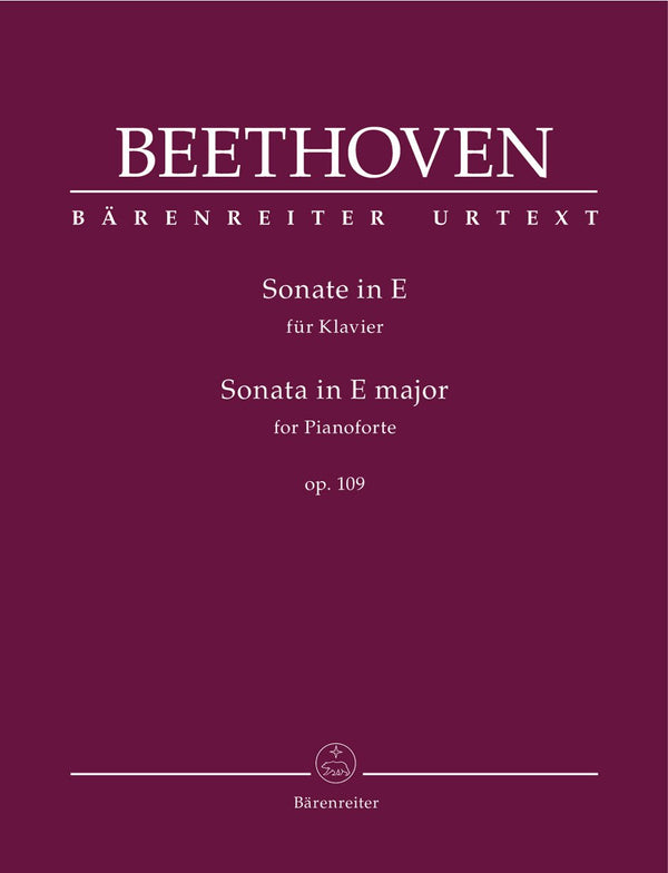 Beethoven: Piano Sonata in E Major Op 109