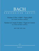 Bach: Two Sonatas & Fugue BWV1021, 1023, 1026 for Violin & Basso Continuo