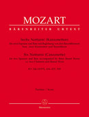Mozart: Sechs Notturni (Six Nocturnes) K346 - Full Score