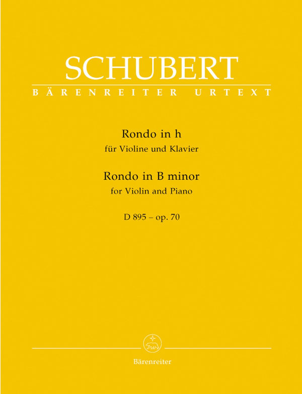 Schubert: Rondo in B D895 for Violin & Piano