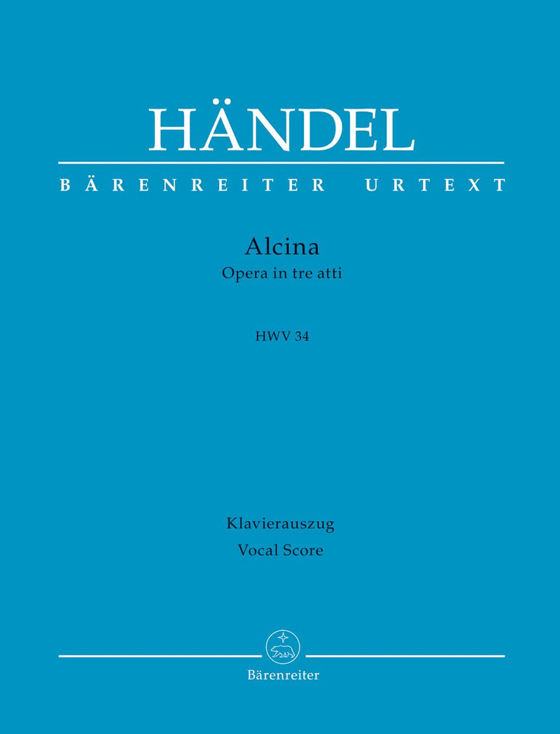 Handel: Alcina HWV 34 - Vocal Score