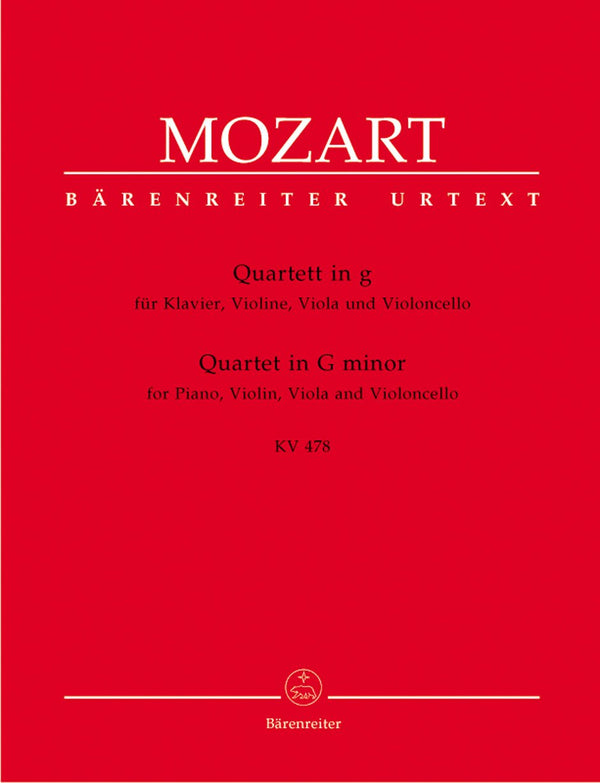 Mozart: Piano Quartet G K478