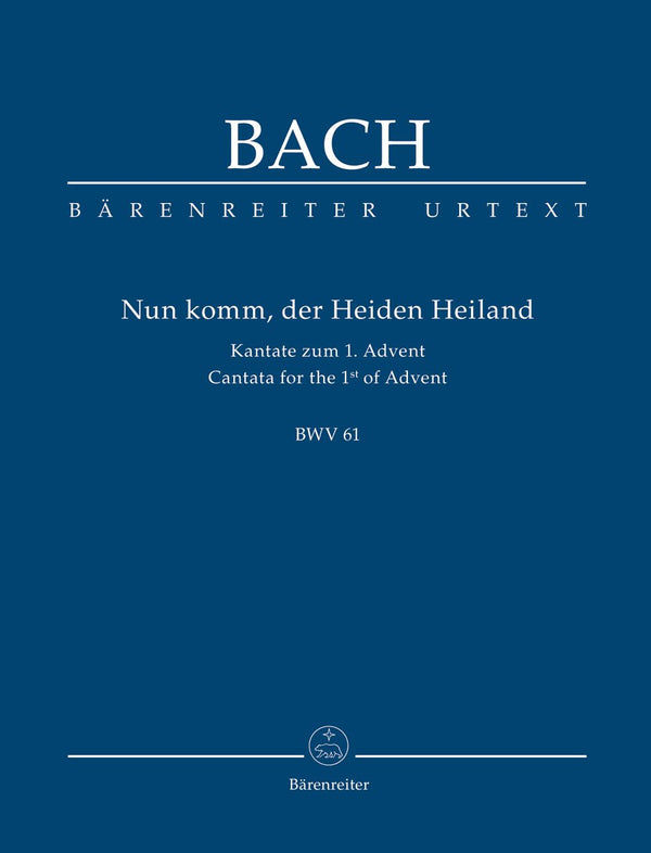 Bach: Cantata BWV61 - Study Score