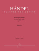 Handel: Concerto Grosso in D Op 3, 6 - Full Score