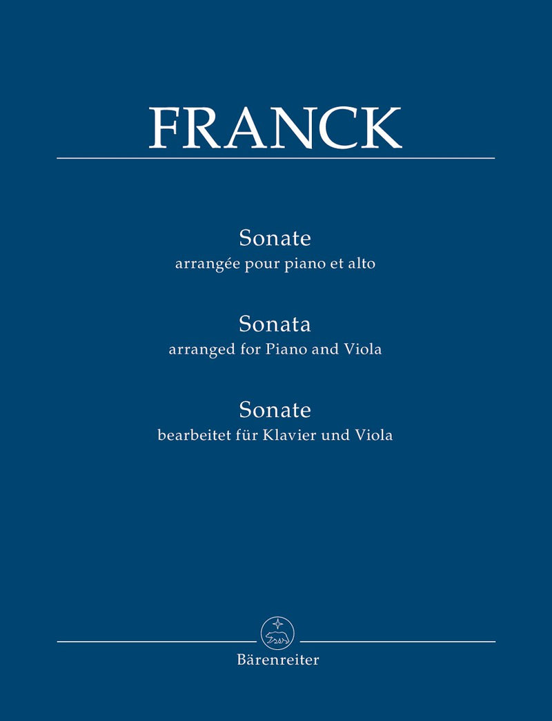 Franck: Sonata for Viola & Piano