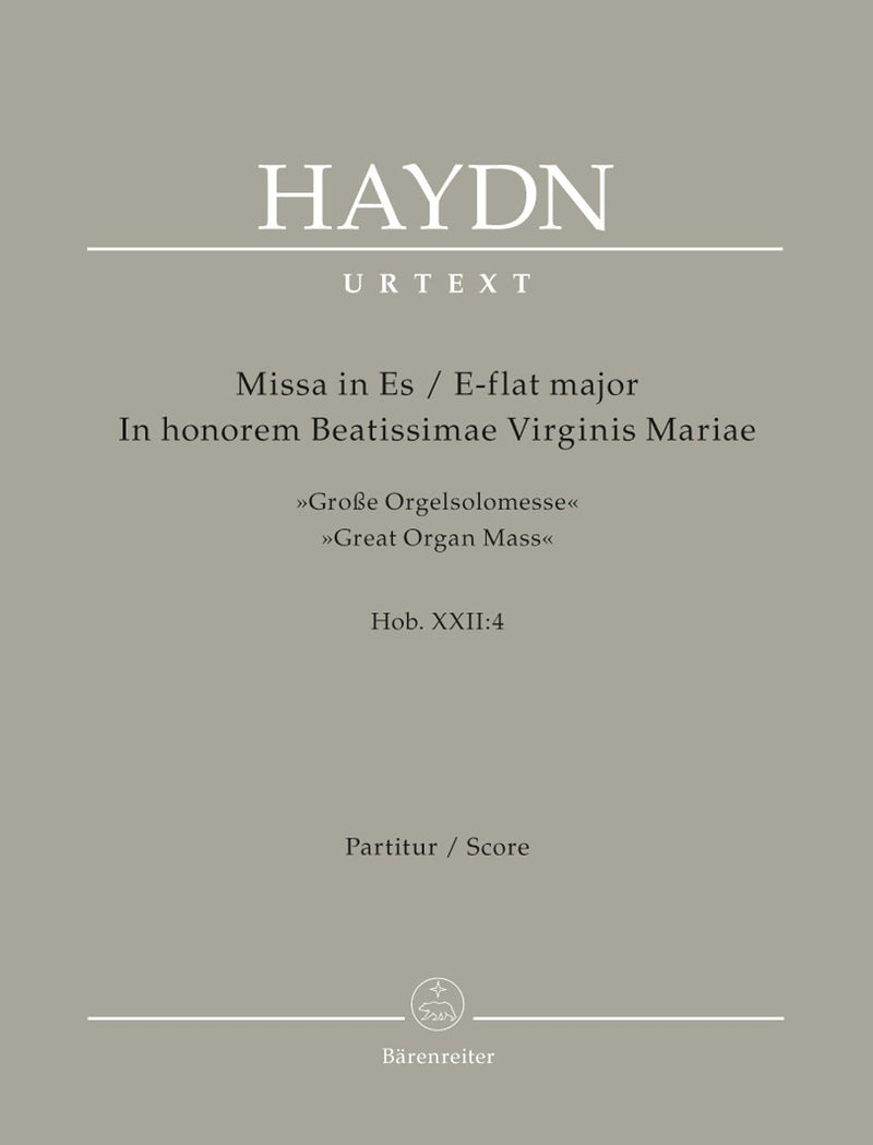 Haydn: Great Organ Solo Mass in E Flat - Full Score