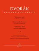 Dvořák: Violin Concerto in A Minor Op 53 for Violin & Piano