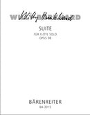 Burkhard : Suite Op 98 1955 for Solo Flute