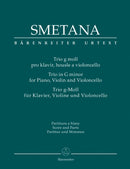 Smetana: Trio in G Minor Set of Parts Piano, Violin, Cello