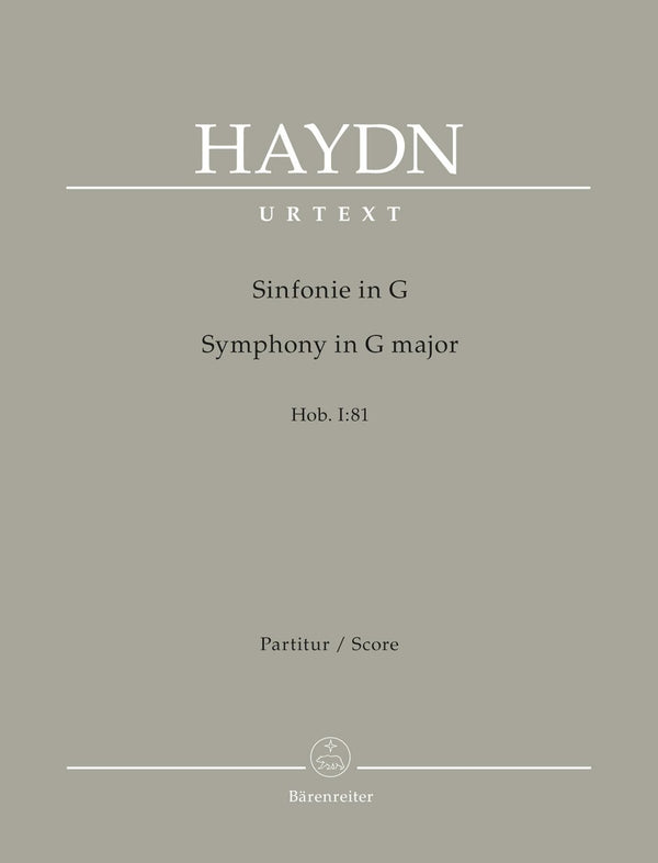 Haydn: Symphony in G Major Hob I:81 - Full Score