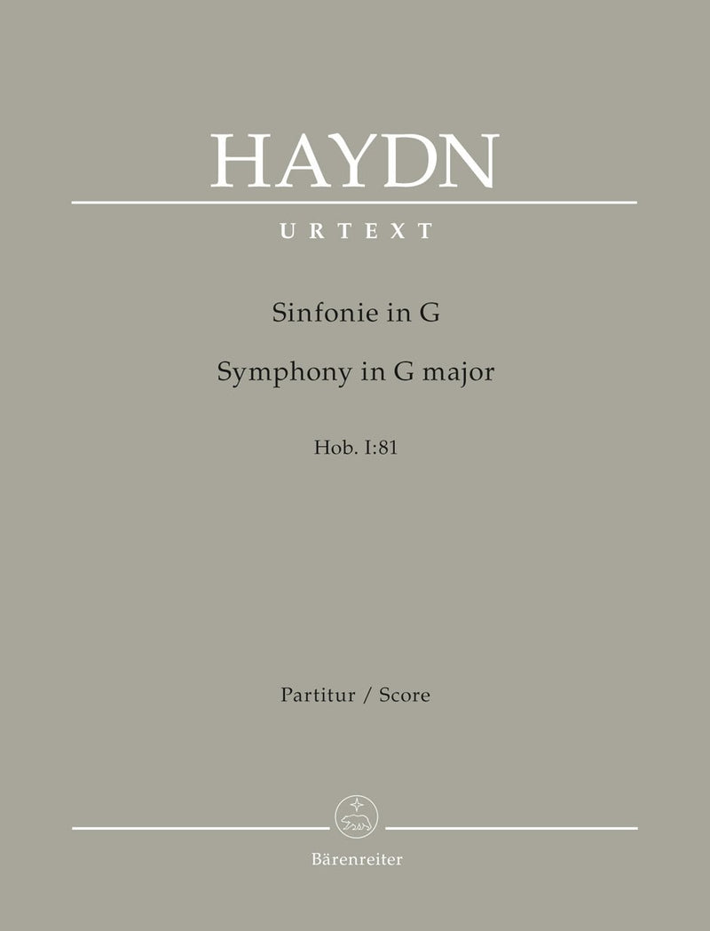 Haydn: Symphony in G Major Hob I:81 - Full Score