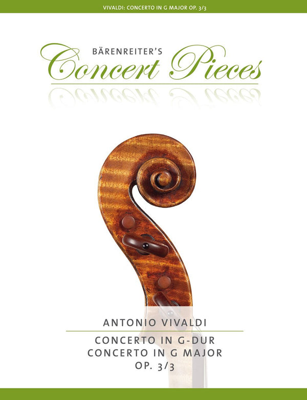 Vivaldi: Vivaldi Concerto in G Major Op 3 No 3 for Violin & Piano