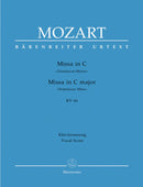 Mozart: Mass C K66 Dominicus - Vocal Score