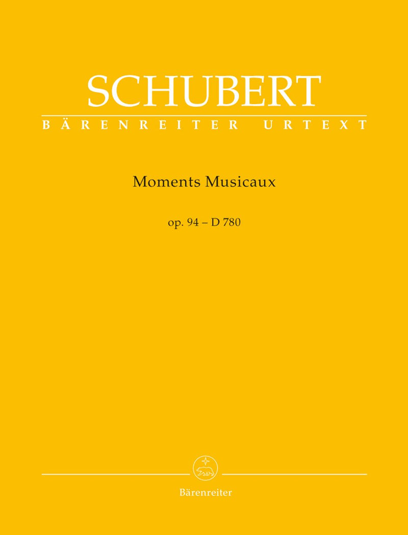 Schubert: Moments Musicaux Op 90 D 780 for Piano Solo