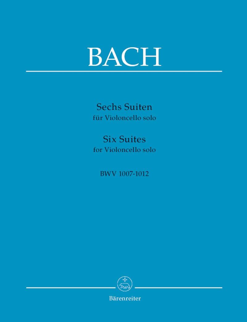 Bach: Six Suites BWV 1007-1012 for Solo Cello (Standard Edition)