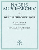 W.F Bach: Sonata in E Flat for 2 Flutes (Or Violins)