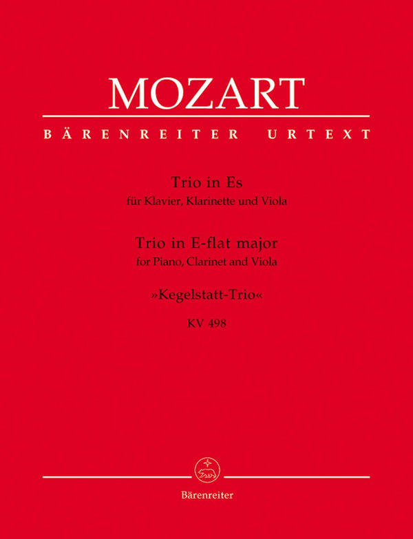 Mozart: Trio in E Flat K498 for Clarinet, Viola & Piano