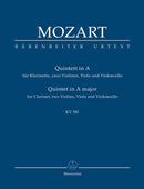Mozart: Clarinet Quintet A K581 - Study Score