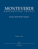 Monteverdi: Vespers of 1610 - Full Score
