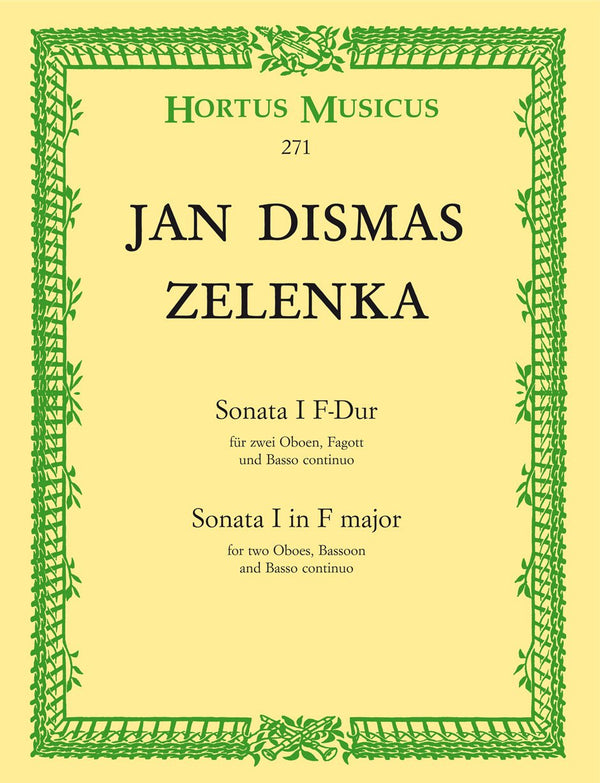 Zelenka: Trio Sonata No 1 in F for 2 Oboes & Bassoon