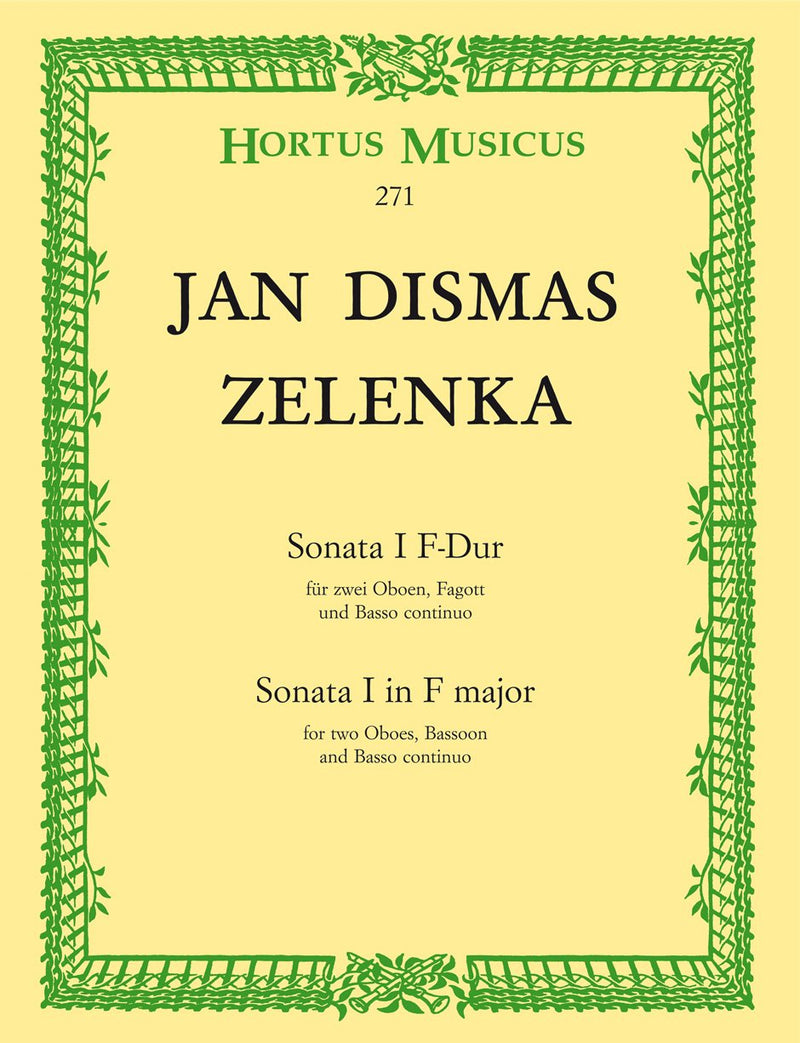 Zelenka: Trio Sonata No 1 in F for 2 Oboes & Bassoon